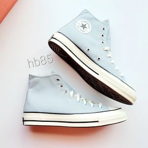 Converse Chuck 70 Hi Wolf Grey Black Egret Men's 10